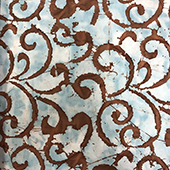 Blue Chocolate Swirl Print fabric